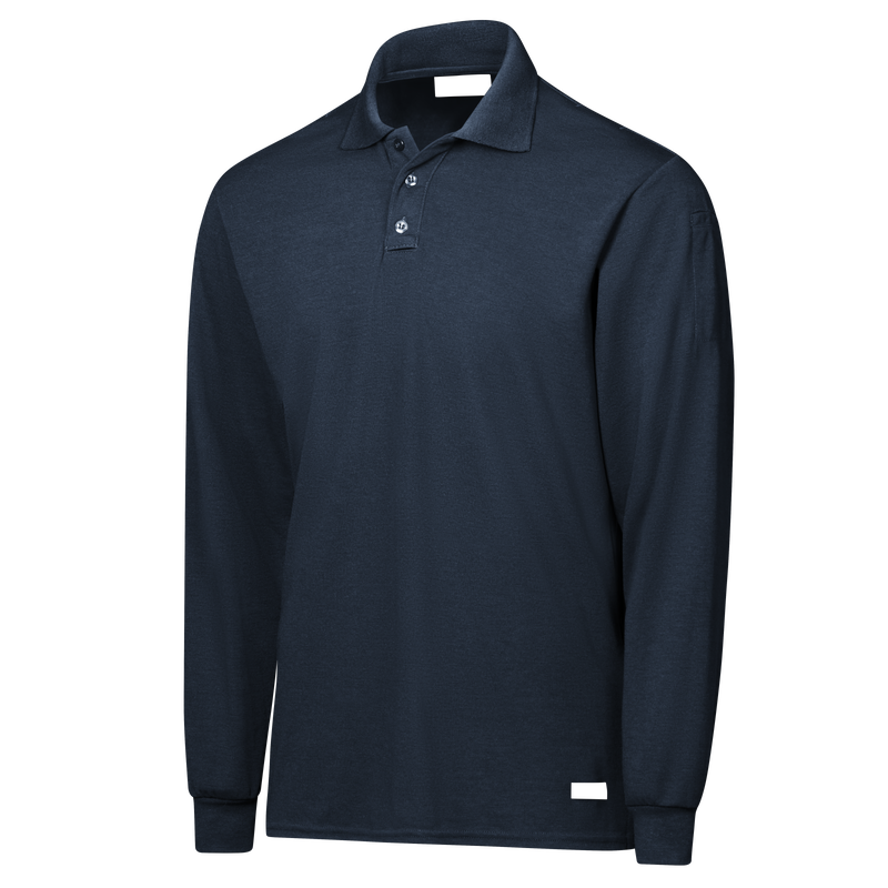 Men's Long Sleeve Station Wear Polo Shirt image number 3