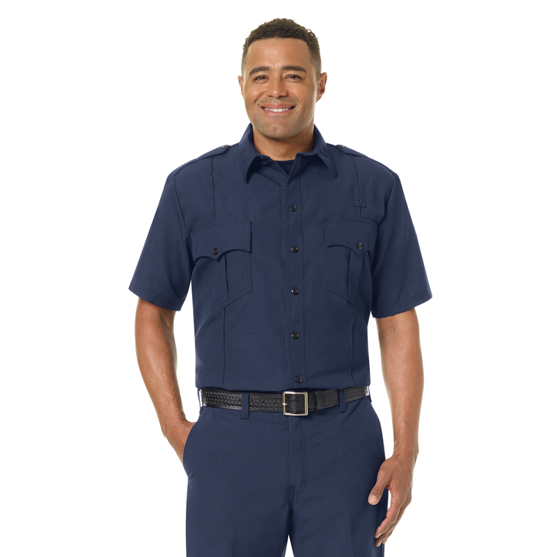 Men's Classic Short Sleeve Fire Officer Shirt image number 3