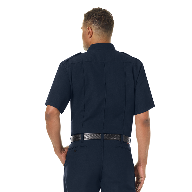 Men's Classic Short Sleeve Fire Officer Shirt image number 4