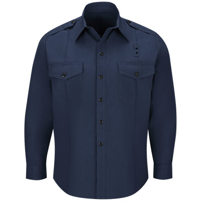 Men's Non-FR 100% Cotton Classic Long Sleeve Fire Chief Shirt