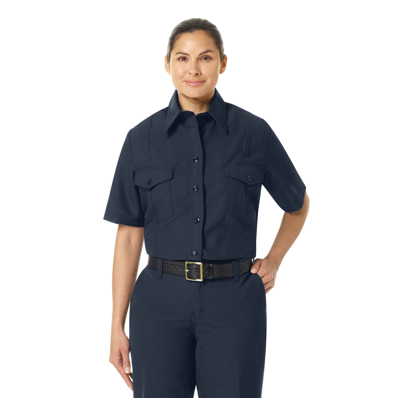 Women's Classic Short Sleeve Firefighter Shirt image number 2