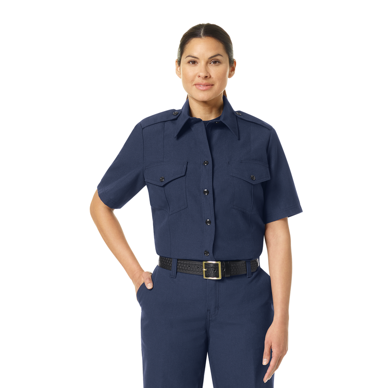 Women's Classic Short Sleeve Fire Chief Shirt image number 3