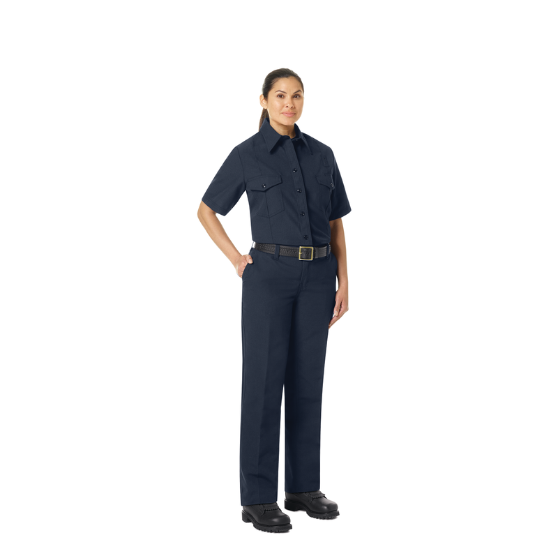 Women's Classic Short Sleeve Firefighter Shirt image number 8