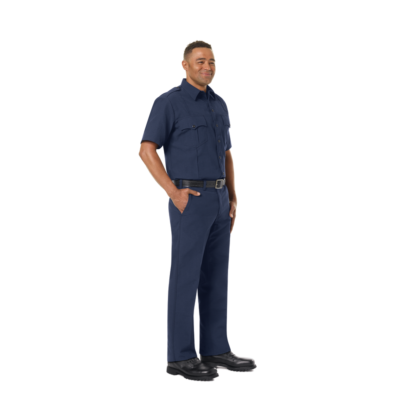 Men's Classic Short Sleeve Fire Officer Shirt image number 7