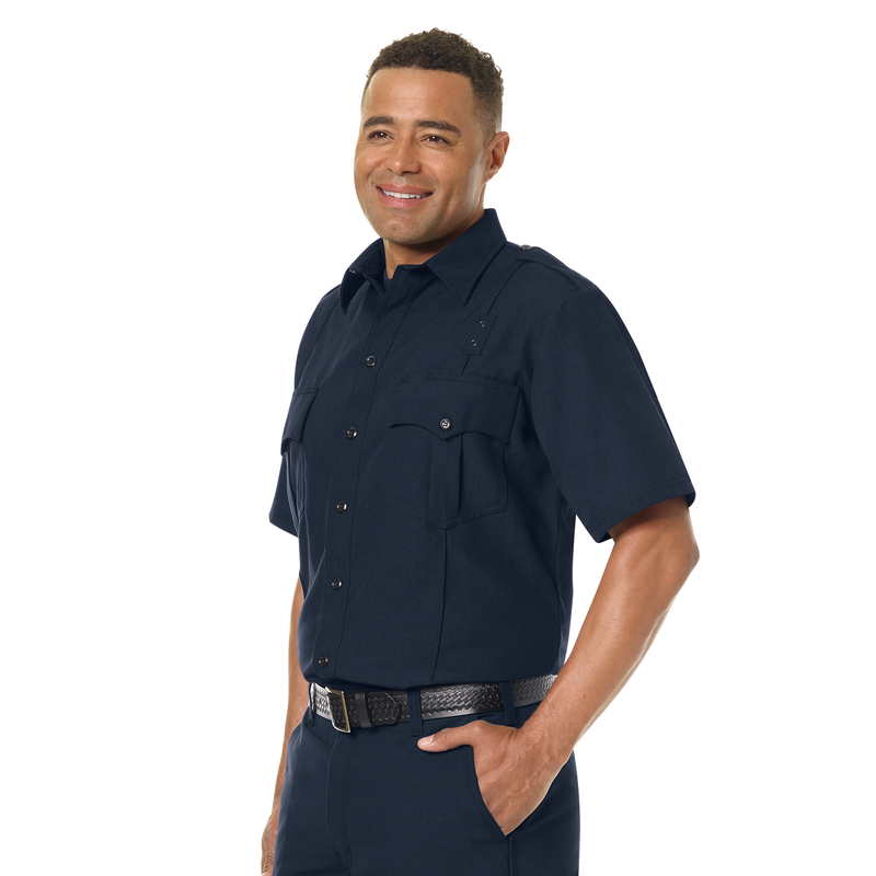 Men's Classic Short Sleeve Fire Officer Shirt image number 9