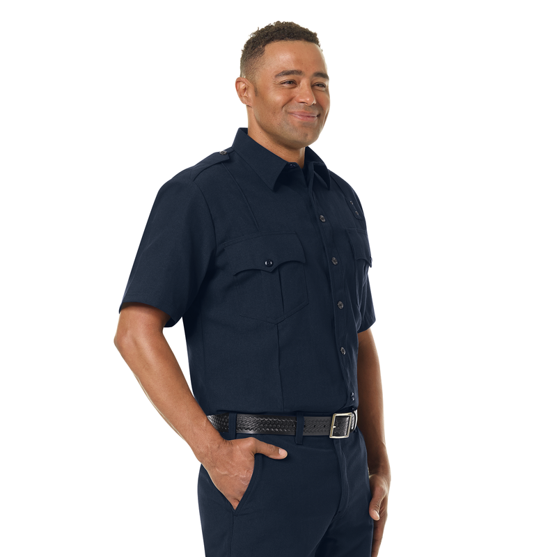 Men's Classic Short Sleeve Fire Officer Shirt image number 7